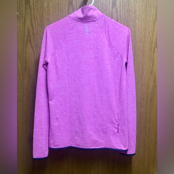Under Armour Half Zip Top Small Pullover HeatGear Pink Blue Athletic Sporty - Picture 3 of 14